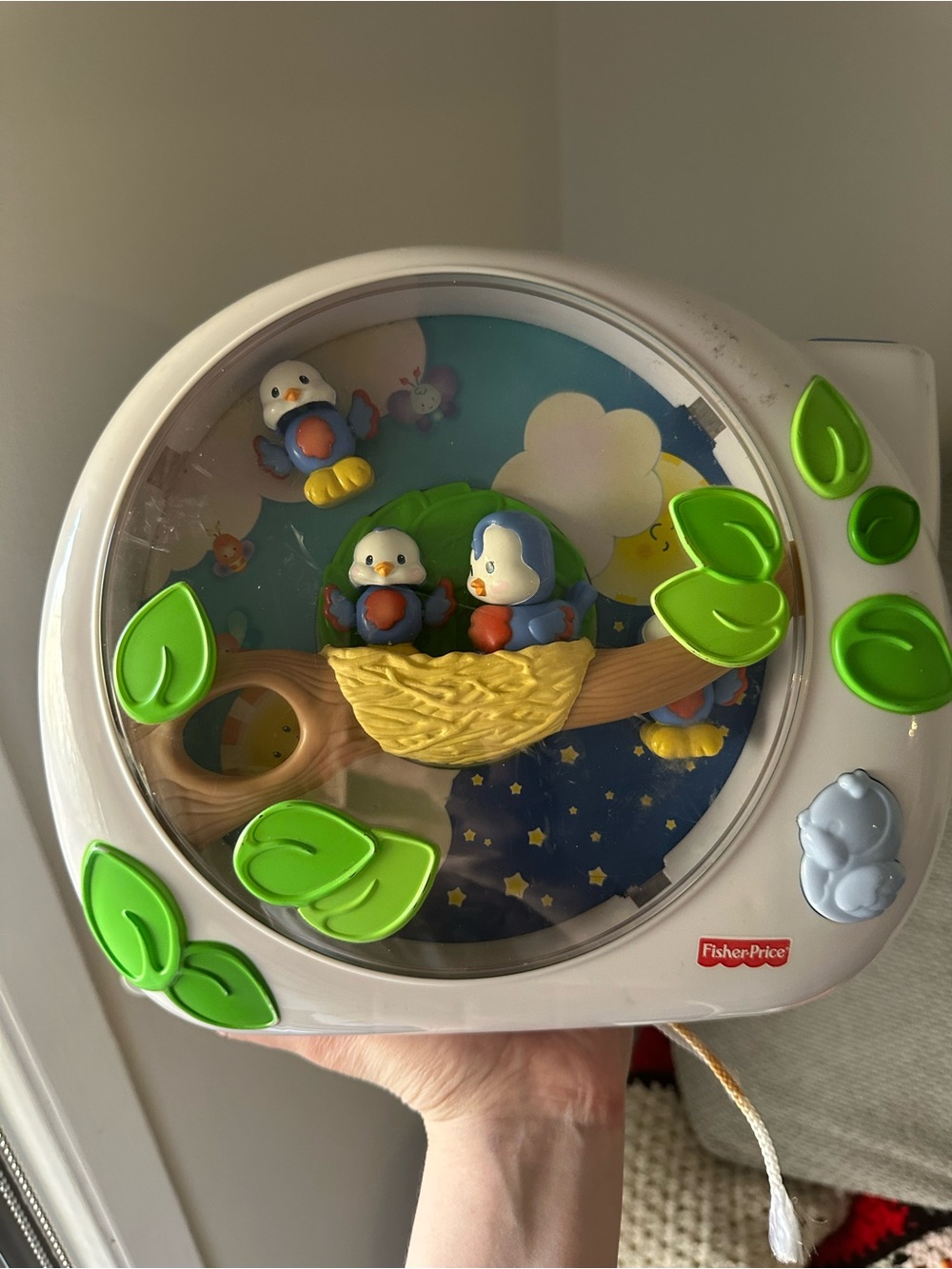 Fisher-Price Flutterbye Dreams Lullaby Birdies 2004 Crib Toy